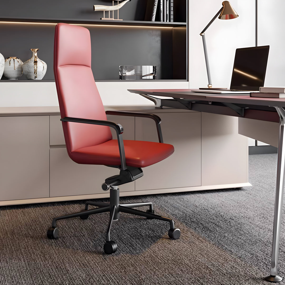 Modern Adjustable Swivel Office Chair for Conference Rooms and Home Offices