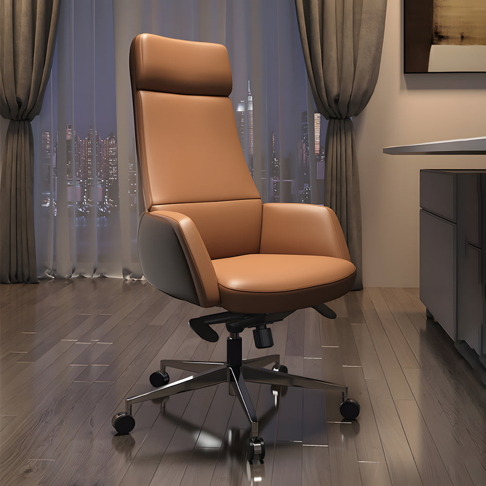 Modern Executive Office Chair with Swivel & Height Adjustment for Home Office or Business Workspace