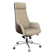 Executive office chair in khaki color option