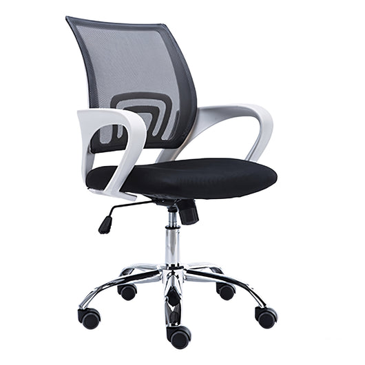 Modern Office Workstation with Storage Shelf and Privacy Panel Zimasya