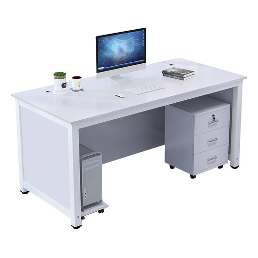 Minimalist Steel Frame Single Office Desk with Mobile Storage Cabinet Zimasya