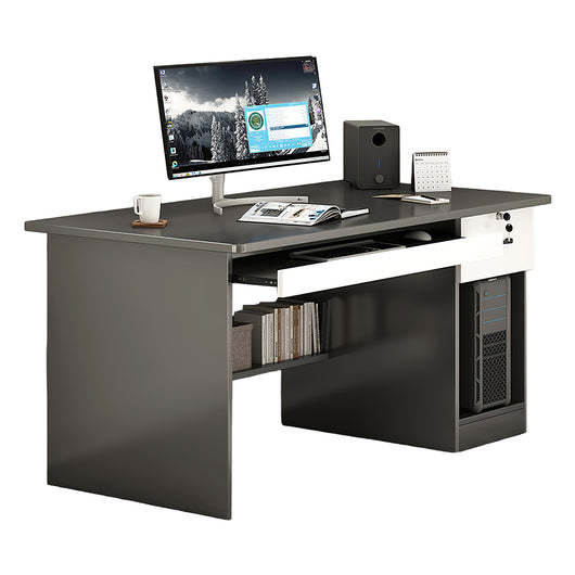 Minimalist Computer Desk with Storage Drawers for Home and Office Zimasya