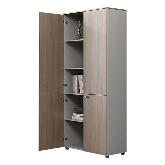 Minimalist Wooden Office Storage Cabinet with Combination Lock Zimasya