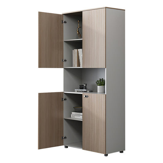 Minimalist Wooden Office Storage Cabinet with Combination Lock Zimasya