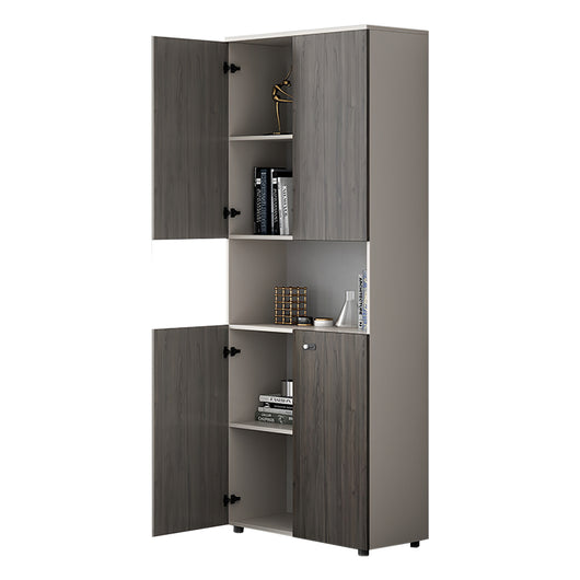 Minimalist Wooden Office Storage Cabinet with Combination Lock Zimasya