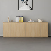 Minimalist Storage Cabinet with Handle-Free Design for Office or Conference Room
