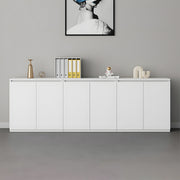 Minimalist Storage Cabinet with Handle-Free Design for Office or Conference Room