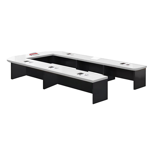 Creative U-Shaped Modular Conference Table for Large Meeting & Presentation Zimasya