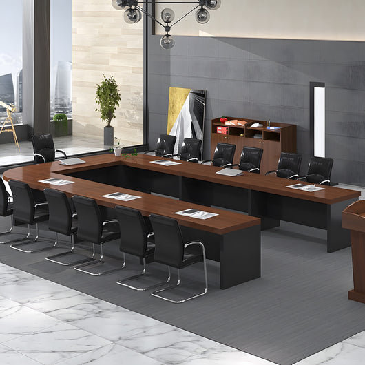 Creative U-Shaped Modular Conference Table for Large Meeting & Presentation Zimasya