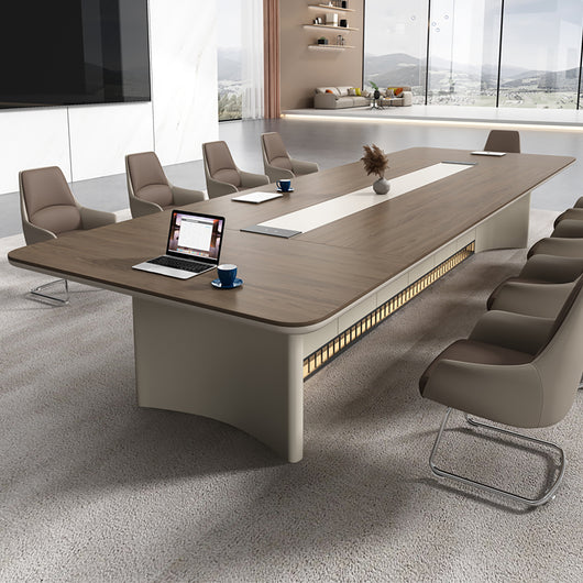 Luxury Rectangular Conference Table for Office Meeting & Business Hosting Zimasya