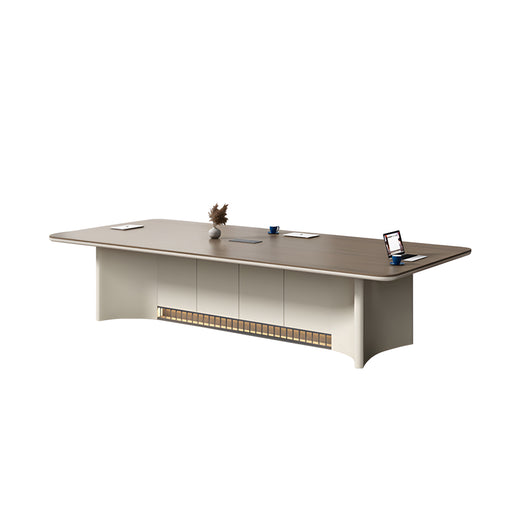 Luxury Rectangular Conference Table for Office Meeting & Business Hosting Zimasya
