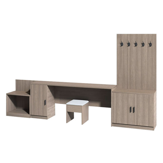Minimalist Hotel Room Furniture Set with Storage Cabinet Zimasya