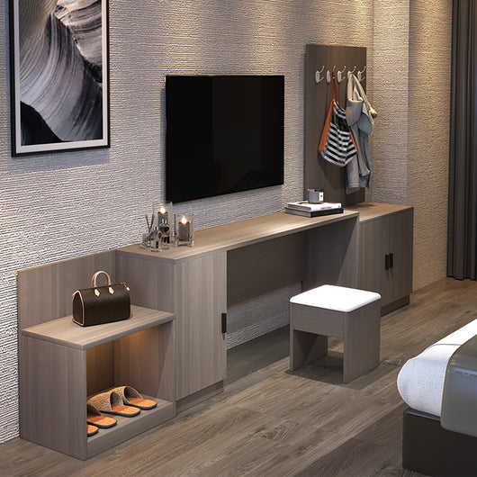 Minimalist Hotel Room Furniture Set with Storage Cabinet Zimasya