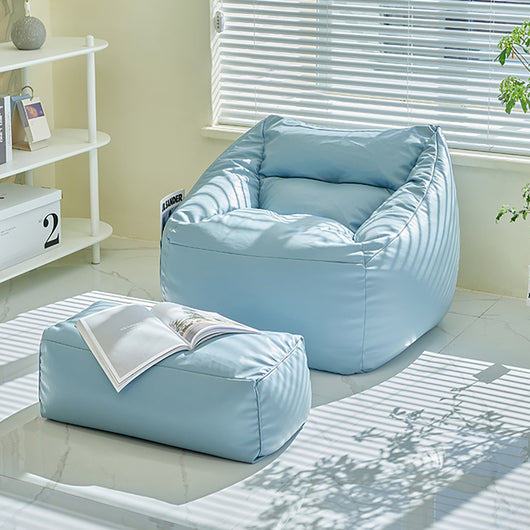 Modern PU Leather Accent Chair with Side Pocket and Zipper Design Zimasya