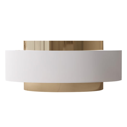 Modern Luxe Curved Reception Desk with Keyboard Tray & Drawers Zimasya