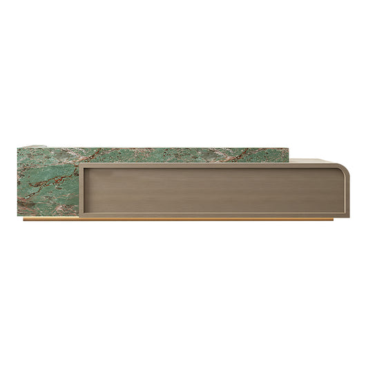 Luxury Office Reception Desk with Storage Cabinet for Lobby Zimasya