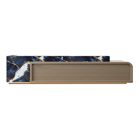 Luxury Office Reception Desk with Storage Cabinet for Lobby Zimasya