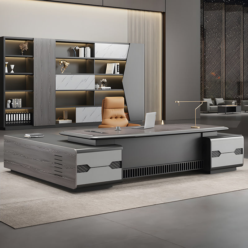 L-Shaped executive desk lifestyle scene