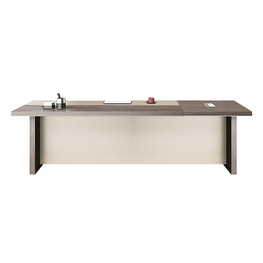 Minimalist Office Executive Desk with Side Storage Cabinet for Managers Zimasya