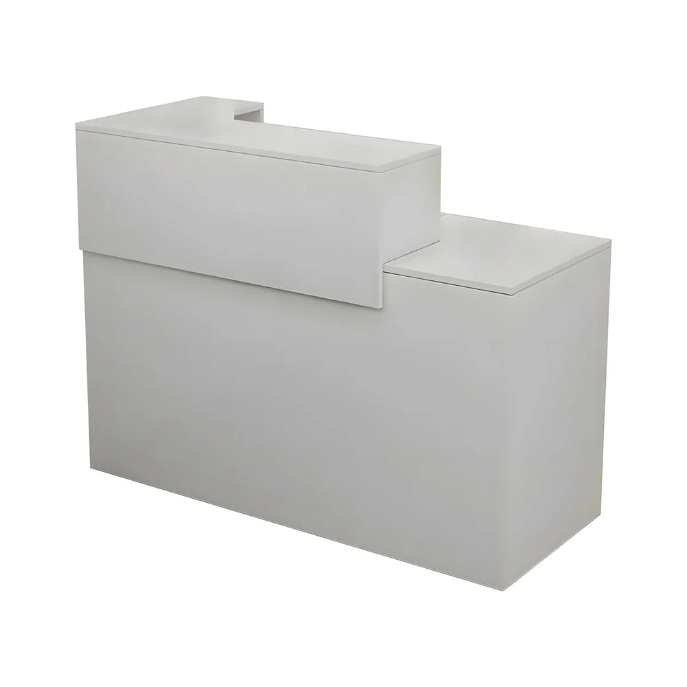 Minimalist Store Small Checkout Counter with Storage Cabinet（Stock Items）