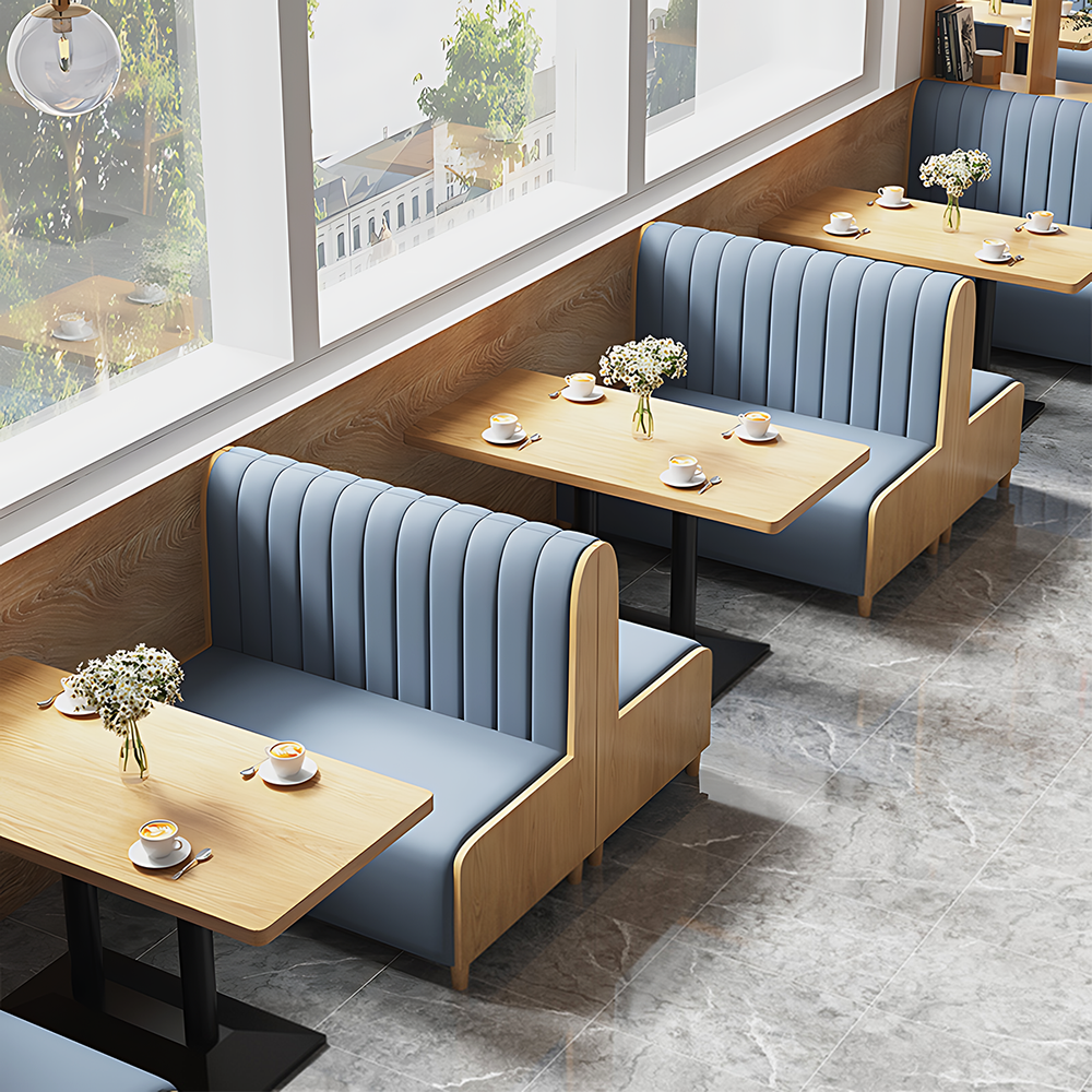 Stylish Wall-Mounted Booth Seating Set For Restaurants And Cafes JDZH-2076