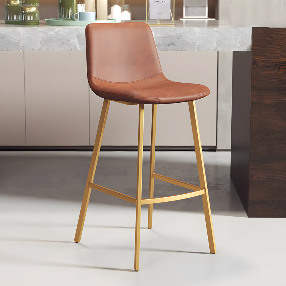 Luxury Iron Bar Stool with Backrest for Cafes and Home（Sale Event）
