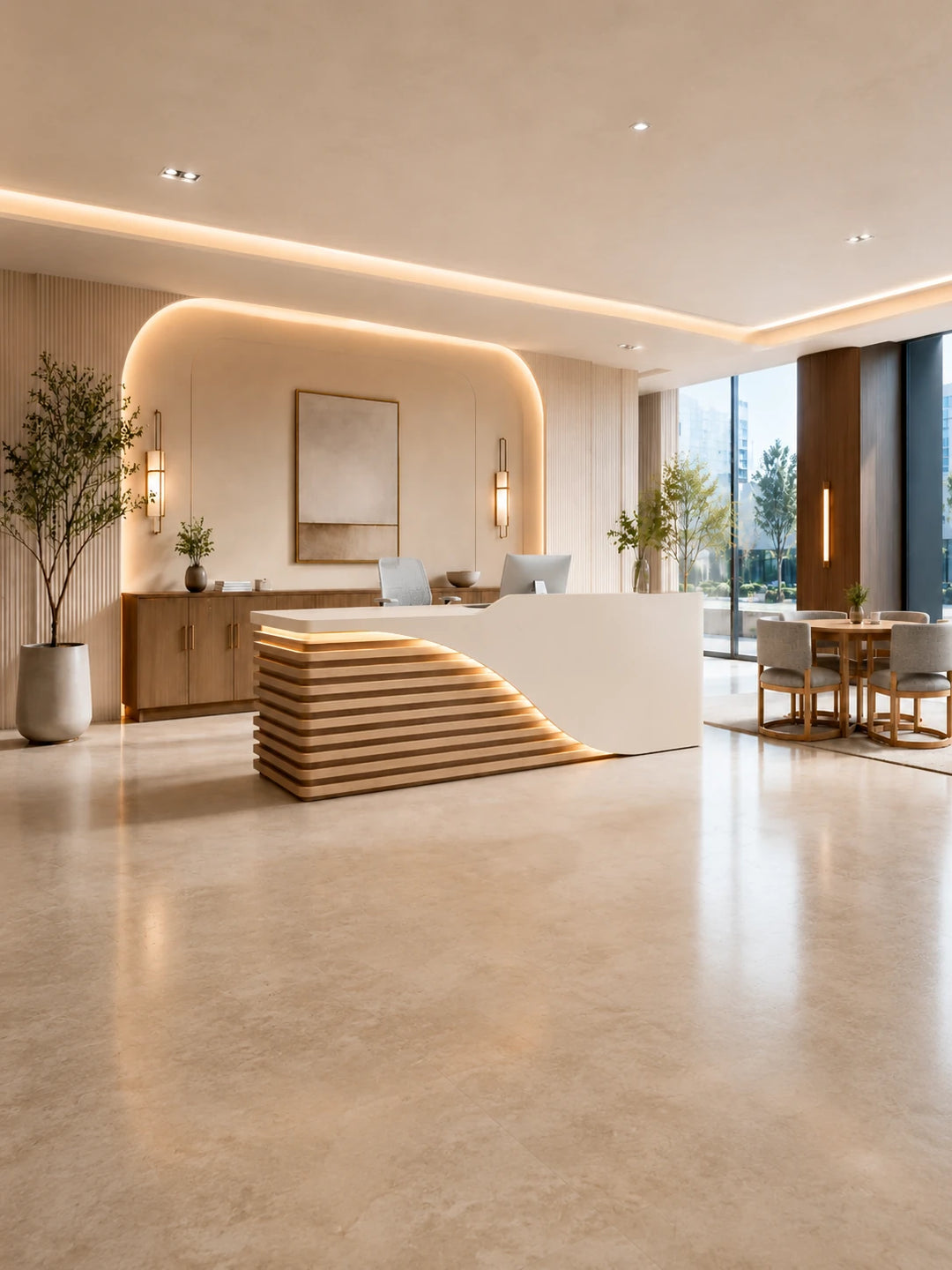 Reception Desks mobile shop the look scene